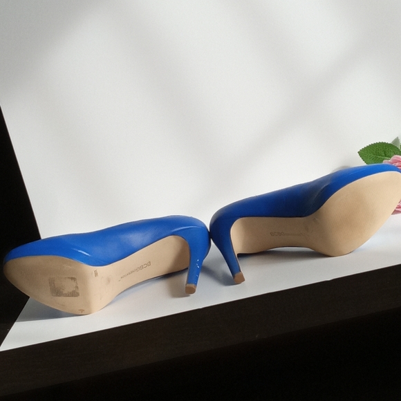 BCBGENERATION Blue Platform Heels Size 7 1/2B, 37 1/2 - Picture 4 of 5